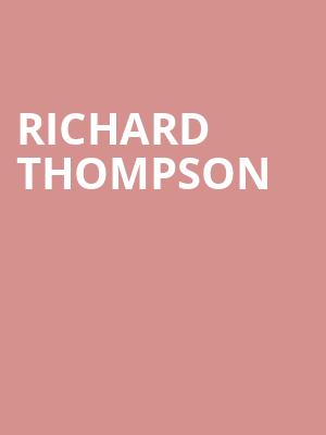 Richard Thompson Poster