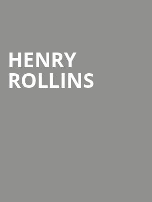 Henry Rollins, Whitaker Center, Hershey